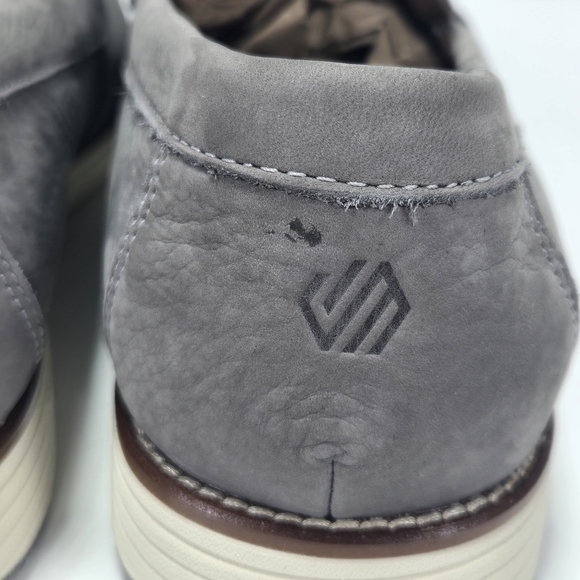 Johnston & Murphy Hodges Perforated Men's Gray Nubuck Leather Loafers Size 13 - Picture 13 of 15